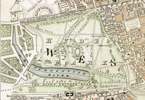 Map of Hyde Park 1833